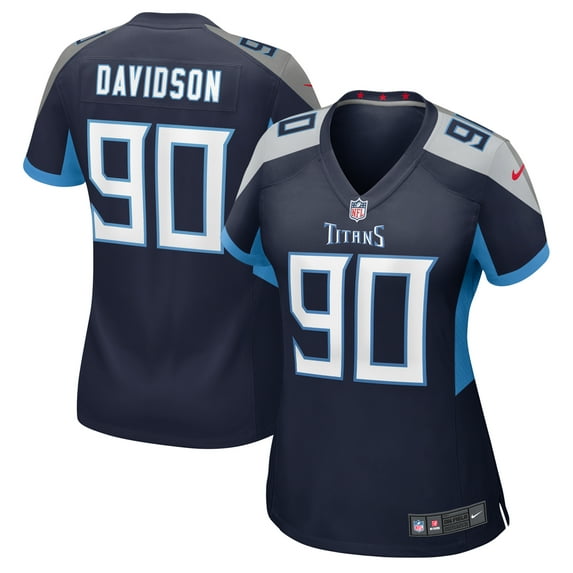 Women's Nike Marlon Davidson Navy Tennessee Titans Alternate Game Jersey