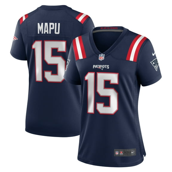 Women's Nike Marte Mapu Navy New England Patriots Game Jersey