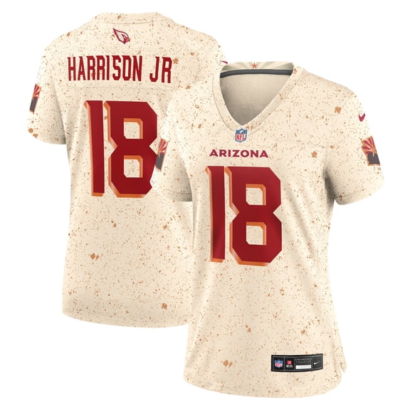 Women's Nike Marvin Harrison Jr.-Natural Arizona Cardinals 2025 Rivalries Collection Game Jersey