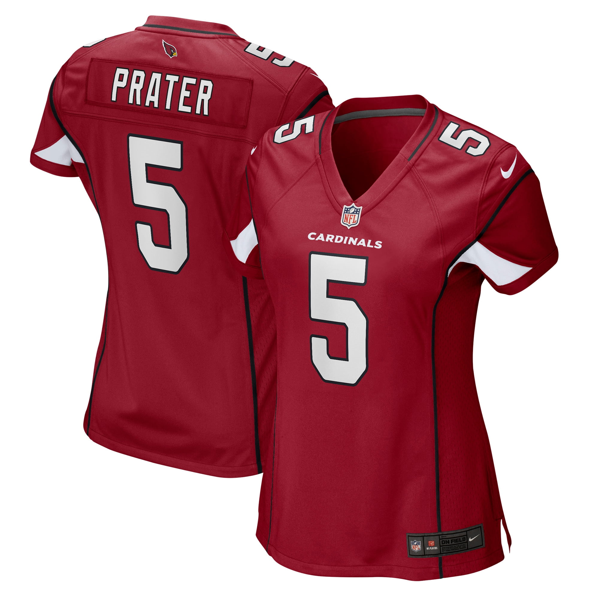 Women's Nike Matt Prater Cardinal Arizona Cardinals Game Jersey - Walmart.com