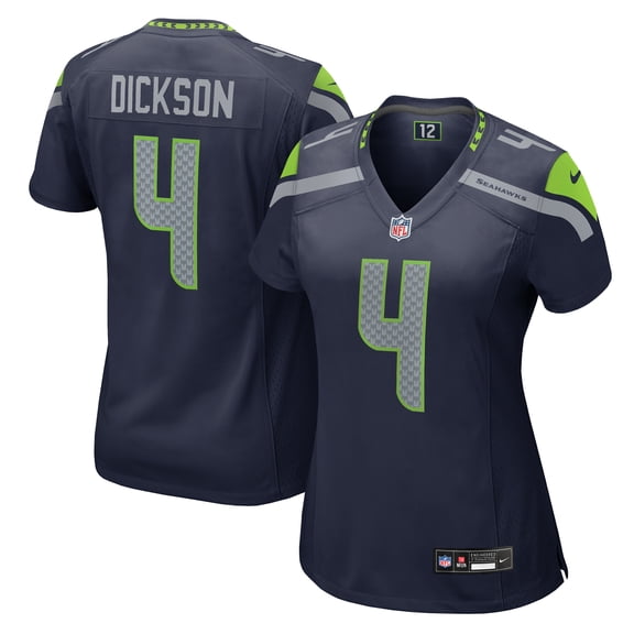 Women's Nike Michael Dickson College Navy Seattle Seahawks Team Game Jersey