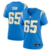 Women's Nike Michael Dunn  Powder Blue Los Angeles Chargers Team Game Jersey