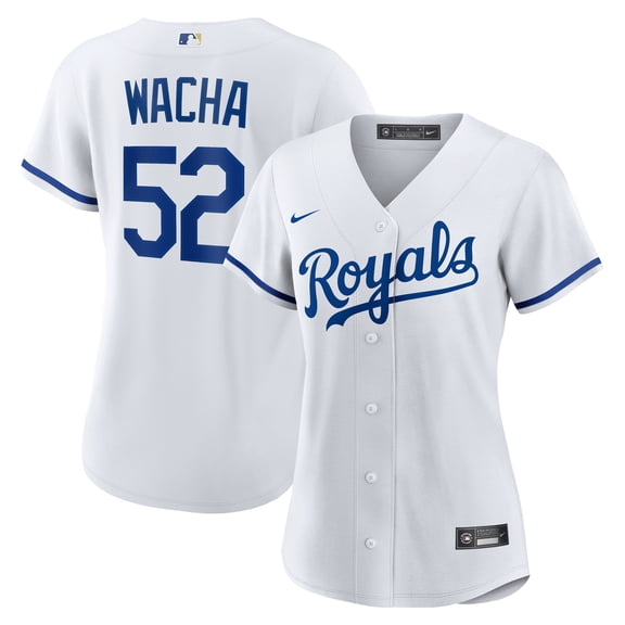 Women's Nike Michael Wacha White Kansas City Royals Home Replica Jersey