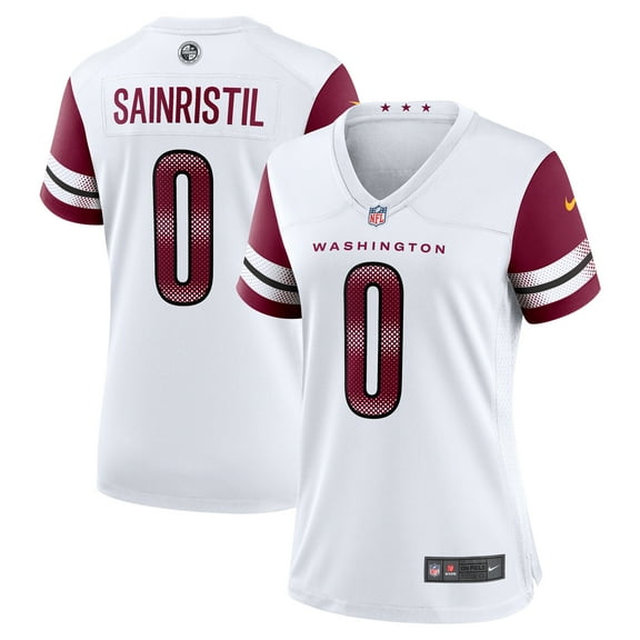 Women's Nike Mike Sainristil  White Washington Commanders Game Jersey