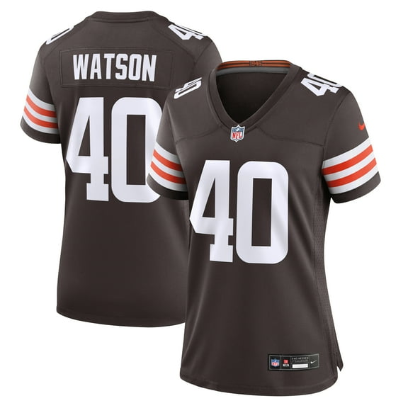 Women's Nike Nathaniel Watson  Brown Cleveland Browns  Game Jersey