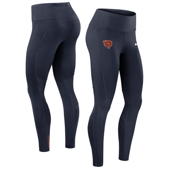 Women's Nike Navy Chicago Bears Primetime Epic Fast Dri-FIT Leggings