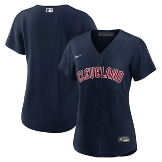 CLEVELAND Indians MLB Baseball White PS Throwback Team Jersey