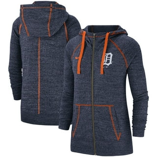 Women's Detroit Tigers Nike Navy In Pocket Gym Vintage Full-Zip