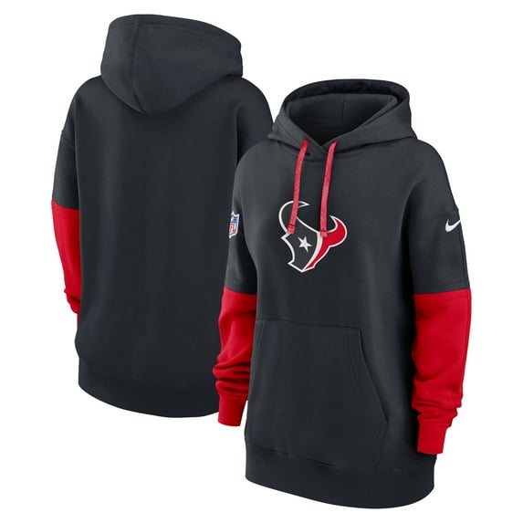 Women's Nike Navy Houston Texans Sideline Essential Hoodie