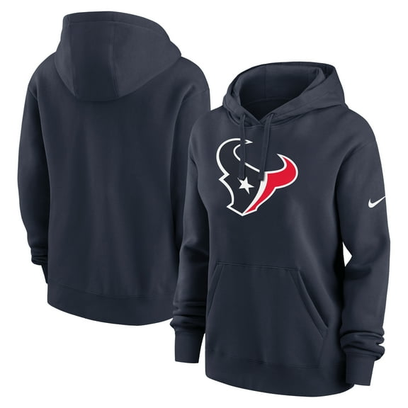 Women's Nike Navy Houston Texans Club Fleece Hoodie