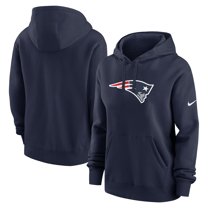 Women's Nike Navy New England Patriots Club Fleece Hoodie