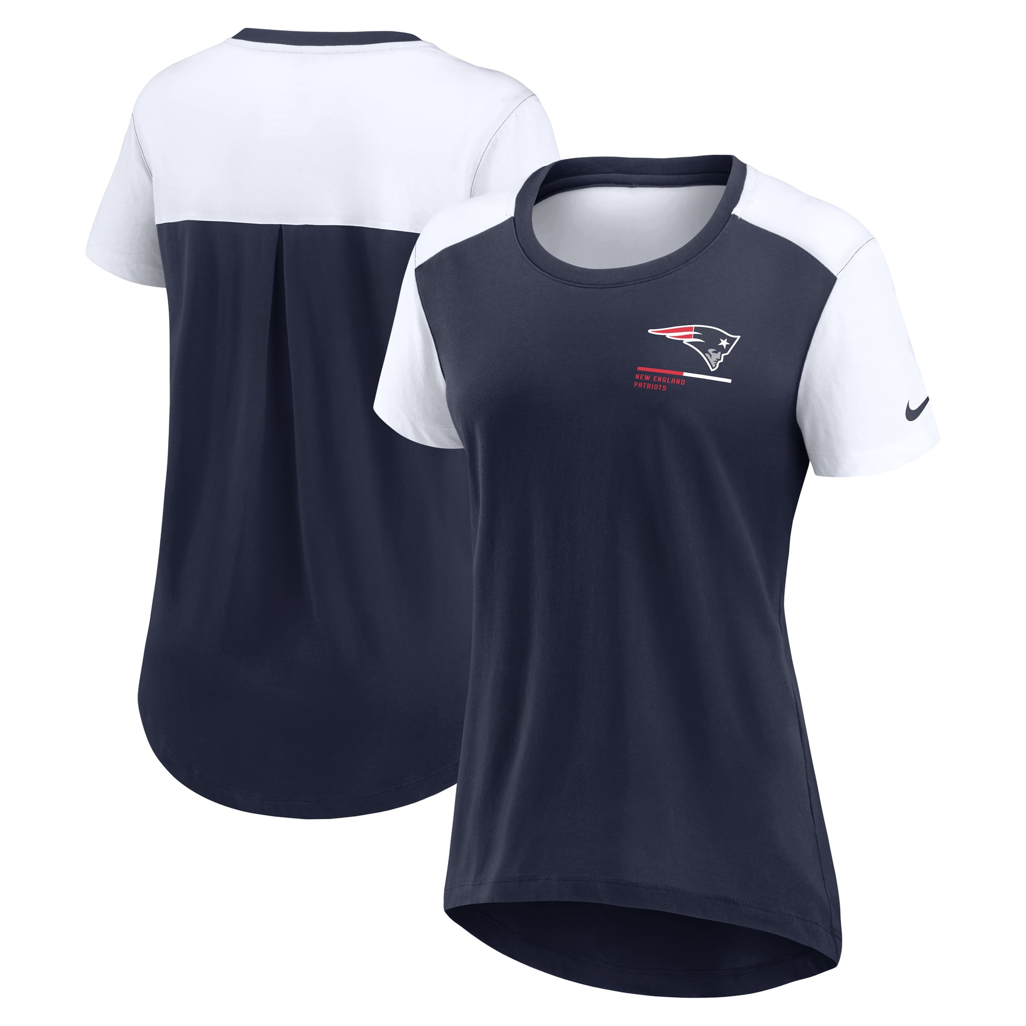 Women's Nike White/Orange Miami Dolphins Rewind Ringer T