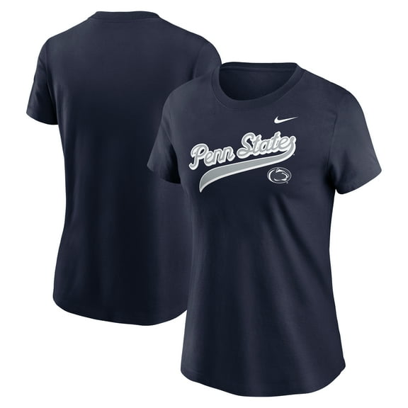 Women's Nike Navy Penn State Nittany Lions Local Script T-Shirt
