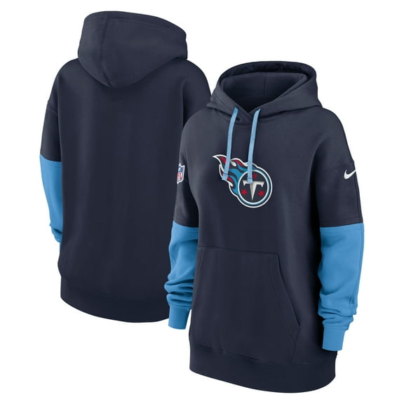 Women's Nike Navy Tennessee Titans Sideline Essential Hoodie