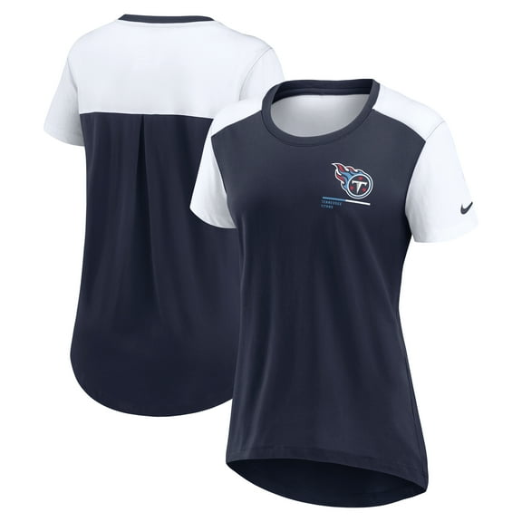 Women's-Nike Navy Tennessee Titans Performance Fashion T-Shirt