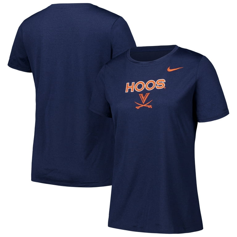 Women s Nike Navy Virginia Cavaliers Legend Performance T Shirt Walmart