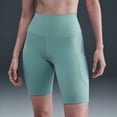 thumbnail image 1 of Women's Nike One 8-in. High-Waisted Pocketed Biker Shorts Color: Cannon Size: LARGE, 1 of 4