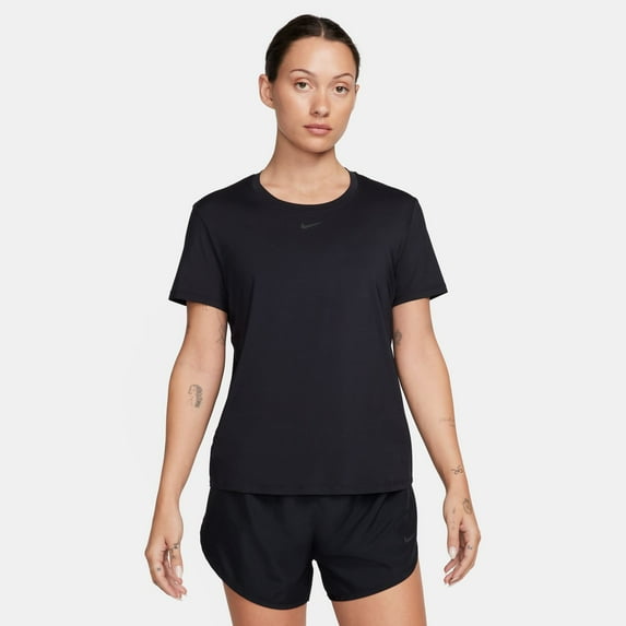 Women's Nike One Dri-FIT Classic Short Sleeve Top Color: Black Size: X LARGE