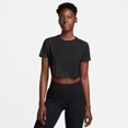 thumbnail image 1 of Women's Nike One Dri-FIT Crop Short Sleeve Top Color: Black Size: X SMALL, 1 of 4