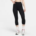 thumbnail image 1 of Women's Nike One High-Waisted Crop Leggings Color: Black Size: SMALL, 1 of 4