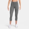 thumbnail image 1 of Women's Nike One High-Waisted Crop Leggings Color: Smoke Grey Size: X SMALL, 1 of 4