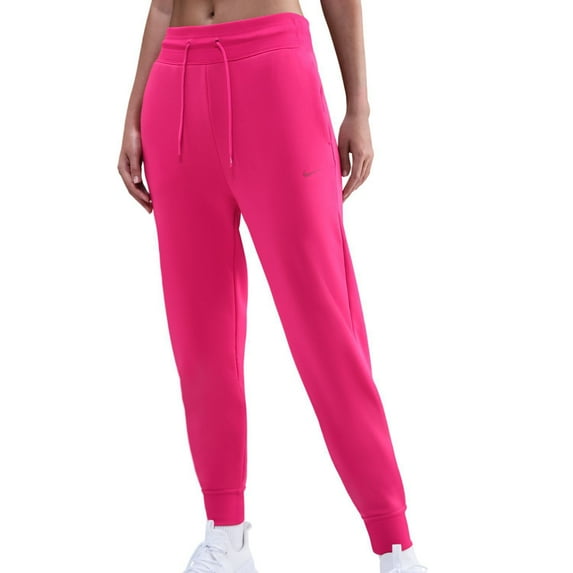 Women's Nike One Therma-FIT Joggers Color: Rush Pink Size: X LARGE