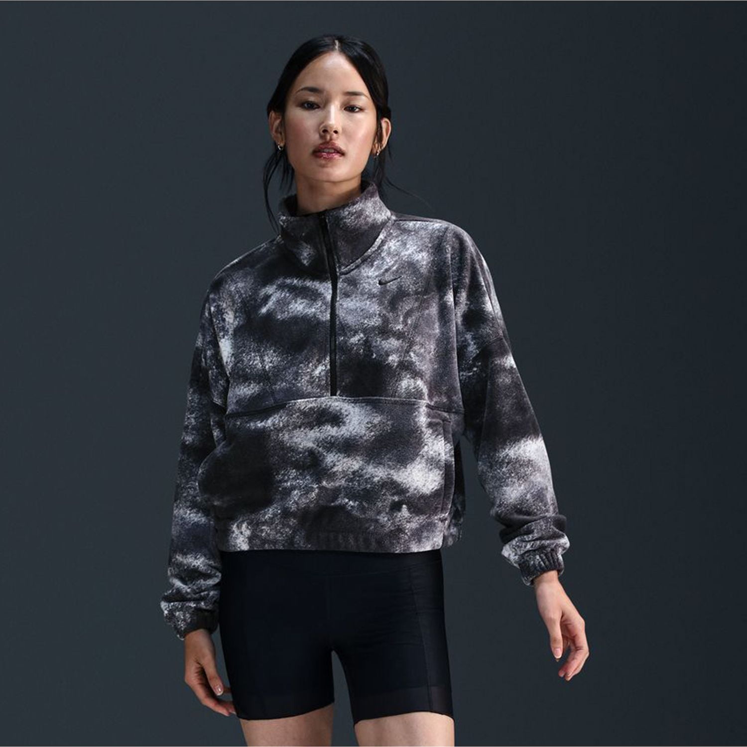 nike therma half zip women's