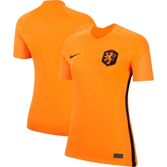 Women's Nike Orange Netherlands Women's National Team 2022/23 Home Replica Blank Jersey