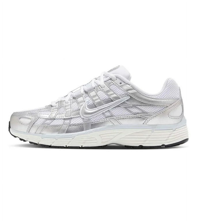 Nike White and Silver Athletic Sneakers Nike Zoom Vomero 5 Chrome Toe Womens Running Shoes White  main image 2