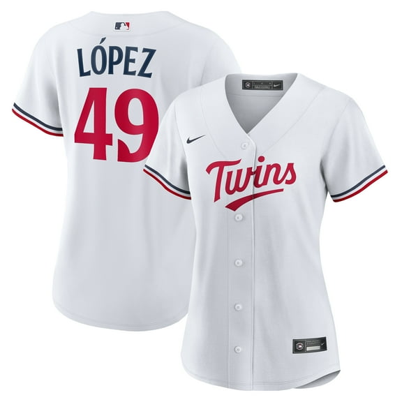 Women's Nike Pablo Lopez White Minnesota Twins Home Replica Jersey
