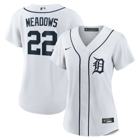 Women's Nike Parker Meadows White Detroit Tigers Home Replica Jersey