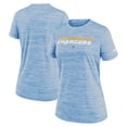 thumbnail image 1 of Women's Nike Powder Blue Los Angeles Chargers Sideline Velocity Performance T-Shirt, 1 of 3