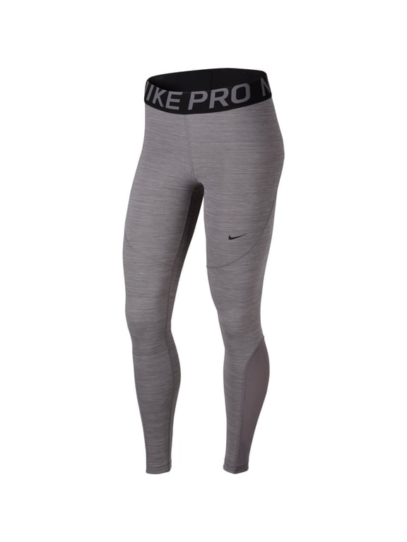 Women's Nike Pro Tight (Gunsmoke/Heather/Black/Black, Large)