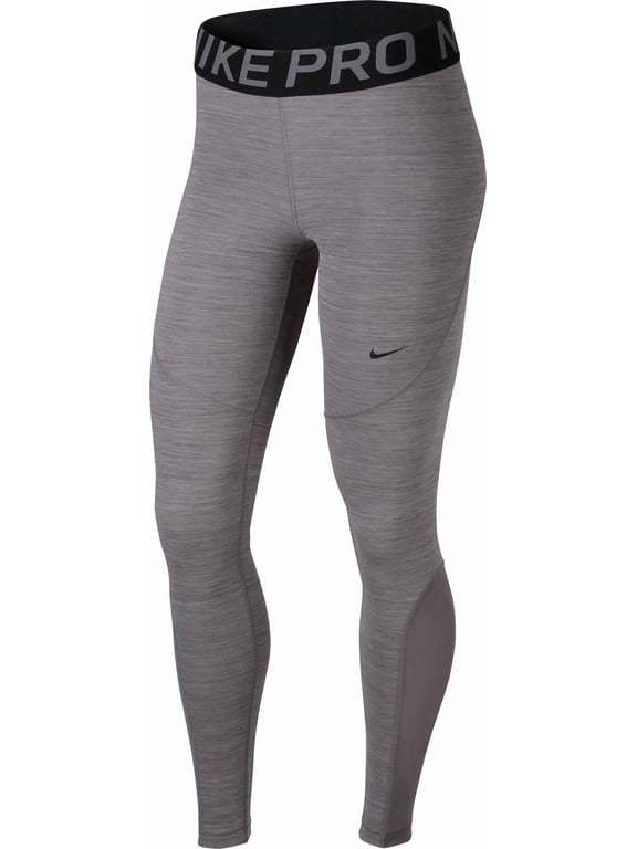 Women's Nike Pro Tight (Gunsmoke/Heather/Black/Black, Medium)