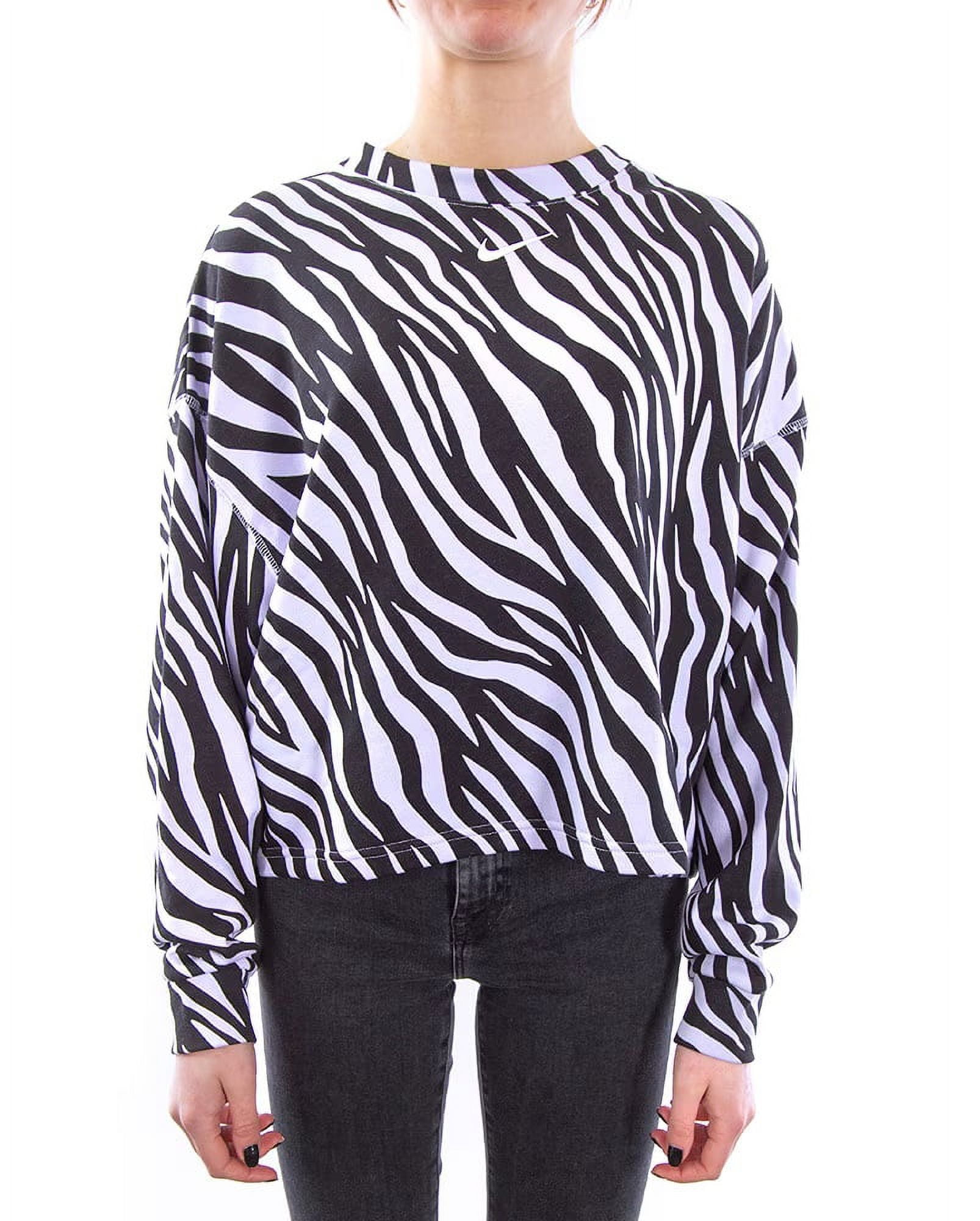 Hoodie Nike Icon Clash Zebra Women's Nike Purple Chalk/Black Icon