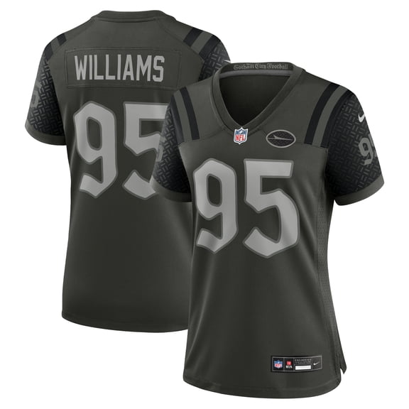 Women's Nike Quinnen Williams-Gotham Green New York Jets 2025 Rivalries Collection Game Jersey