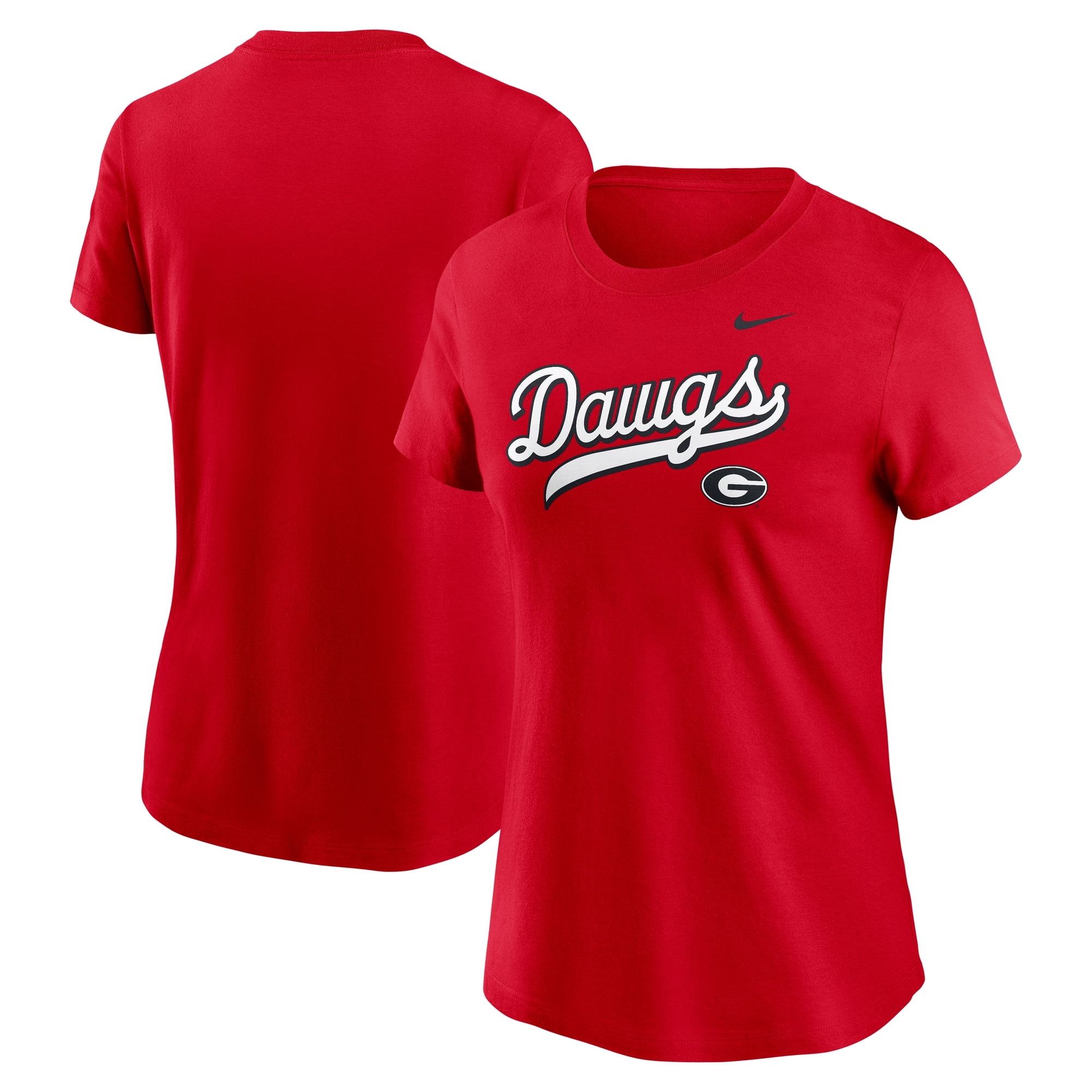 Georgia Bulldogs Script Print T-Shirt - Officially Licensed UGA Fan Apparel (Size 1X) - View #3