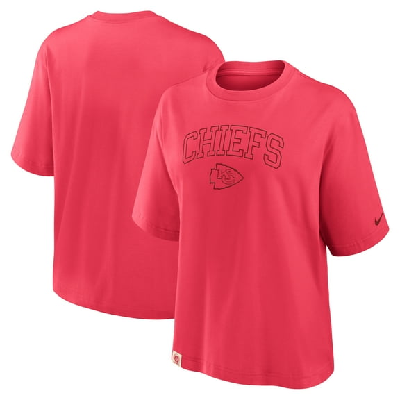 Women's Nike Red Kansas City Chiefs Glory Arch Boxy T-Shirt