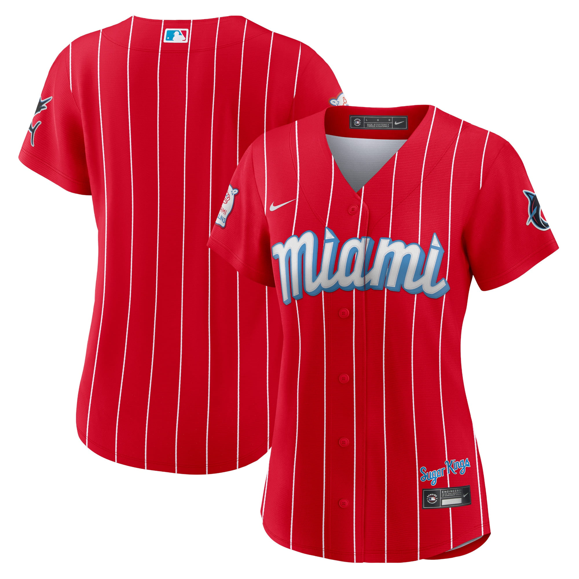 Women's Nike Red Miami Marlins City Connect Replica Jersey