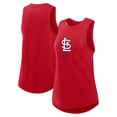 thumbnail image 1 of Women's Nike Red St. Louis Cardinals Legacy Icon High Neck Performance Tank Top, 1 of 3