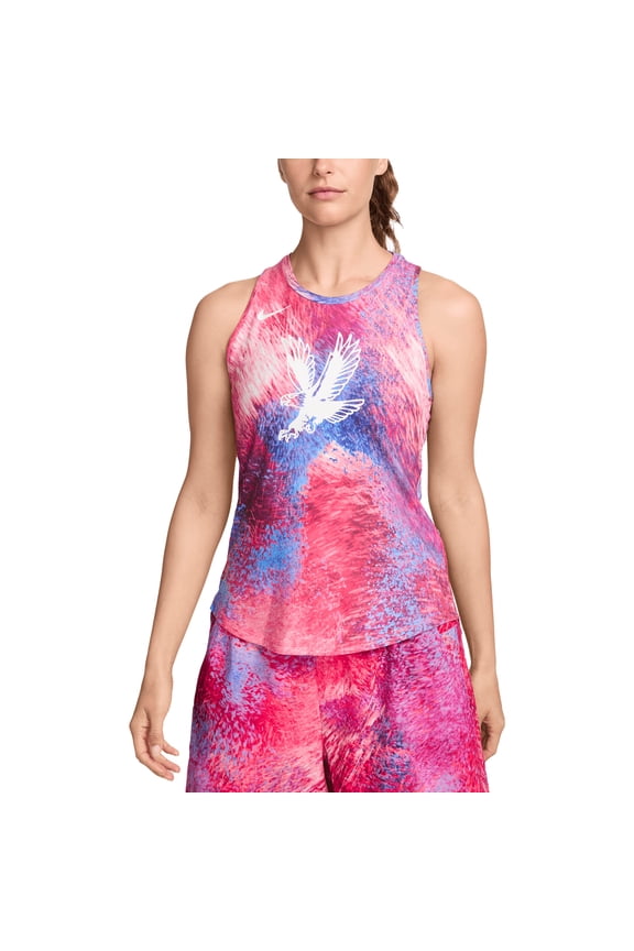 Women's Nike Red Team USA One Luxe Allover Print Tank Top