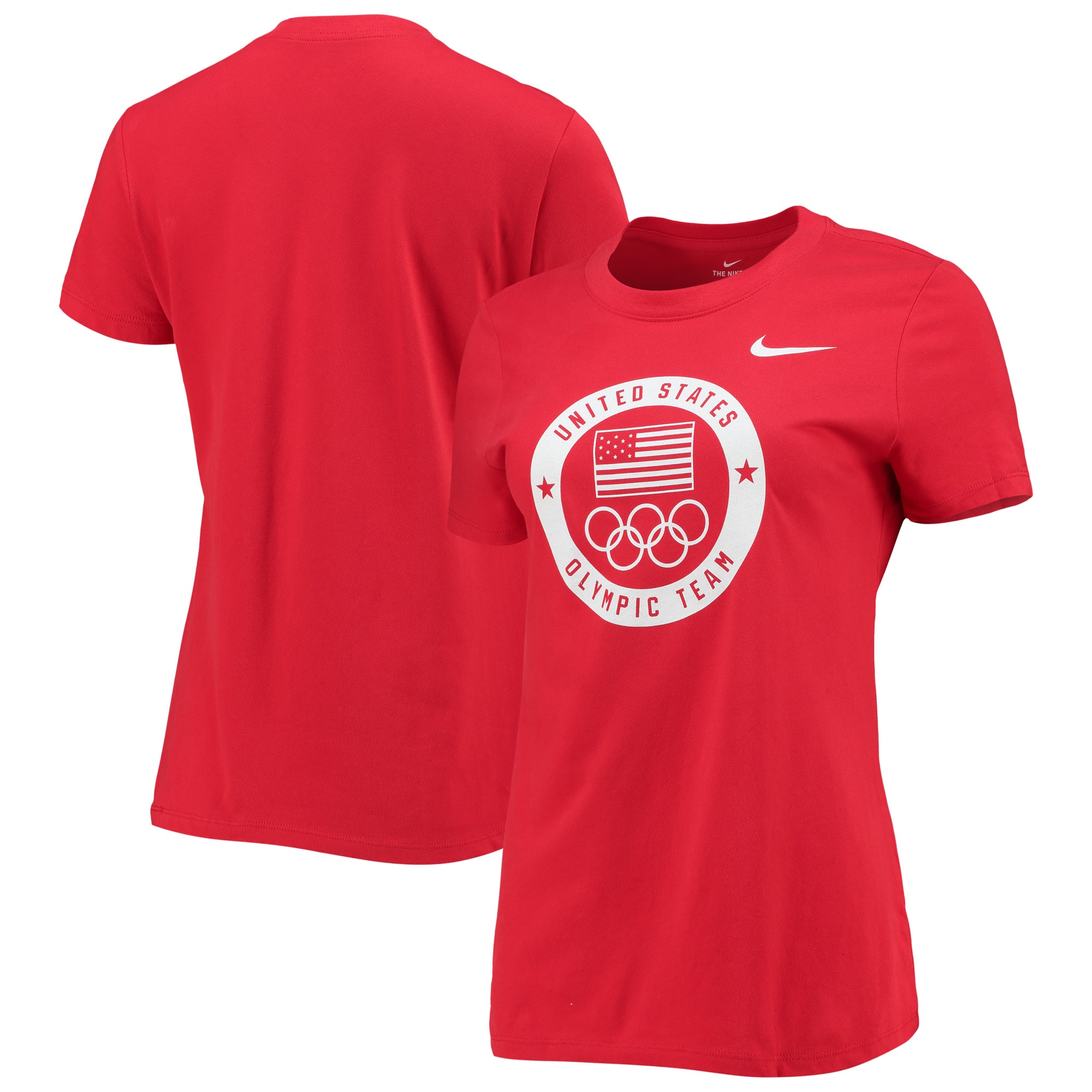 Women's Nike Red Team USA Performance T-Shirt - image 1 of 3