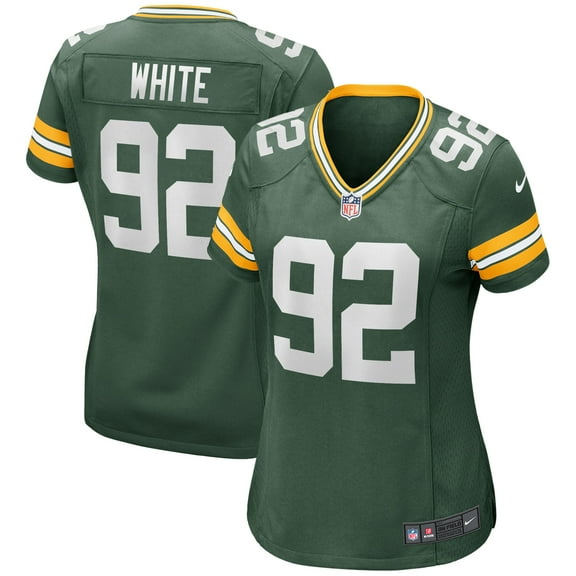 Women's Nike Reggie White Green Green Bay Packers Game Retired Player Jersey