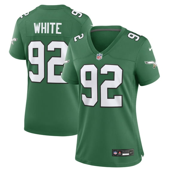 Women's Nike Reggie White Kelly Green Philadelphia Eagles Alternate Game Jersey