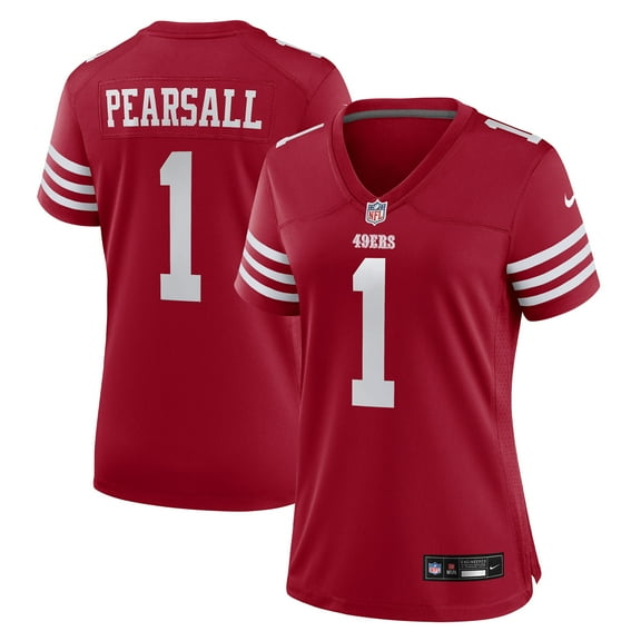 Women's Nike Ricky Pearsall  Scarlet San Francisco 49ers Team Game Jersey