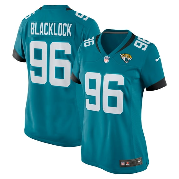 Women's Nike Ross Blacklock Teal Jacksonville Jaguars Team Game Jersey