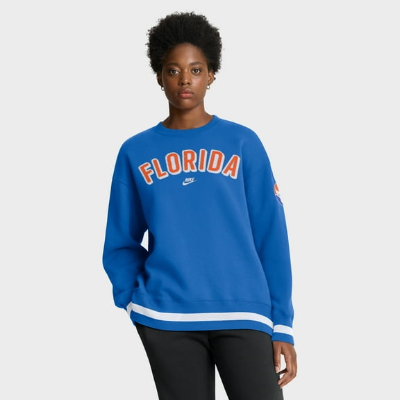 Women's Nike Royal Florida Gators Oversized Legacy Phoenix Sweatshirt