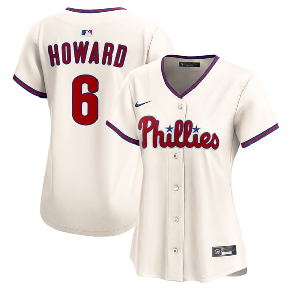 Women's Nike Ryan Howard Cream Philadelphia Phillies Alternate 2 Limited Jersey