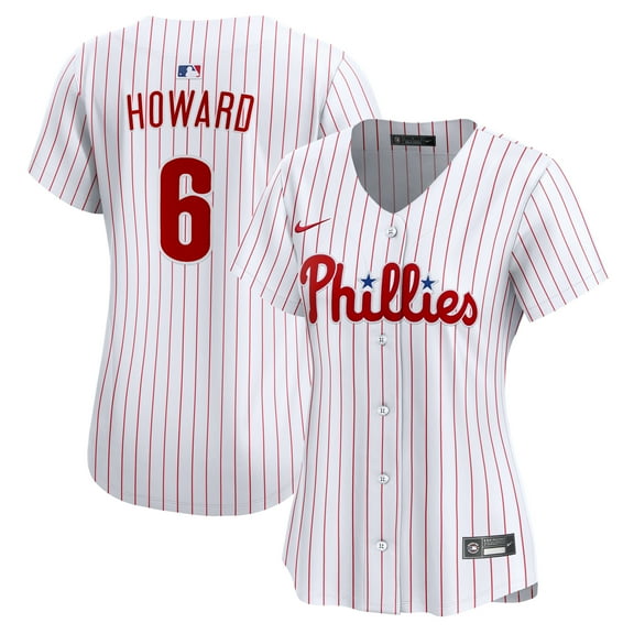 Women's  Nike Ryan Howard White Philadelphia Phillies Limited Jersey