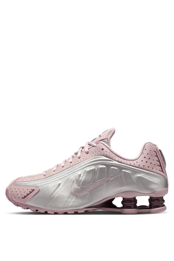 Women's Nike Shox R4 Particle Rose/Metallic Silver (AR3565 601) - 7.5